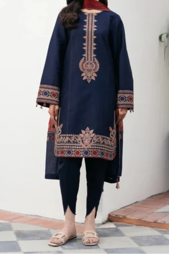 JAZMIN | Unsticthed Dhanak 3pcs | SI-F-23