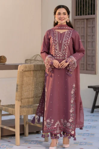 ALLY'S | Unsticthed Dhanak 3pcs | SI-F-22