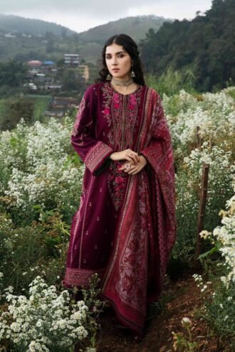 ZARZ SHAHJAHAN | Unstitched Dhanak 3pcs | SI-F-47