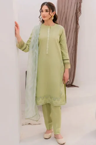 KIARA BY HANA | Unstitched Dhanak 3Pcs | SI-F-65